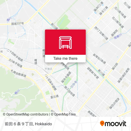 Maeda 6-jo 9-chome map