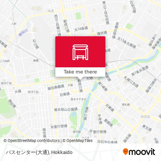 バスセンター(大通) map