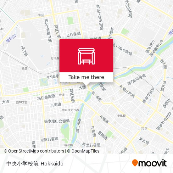 中央小学校前 map