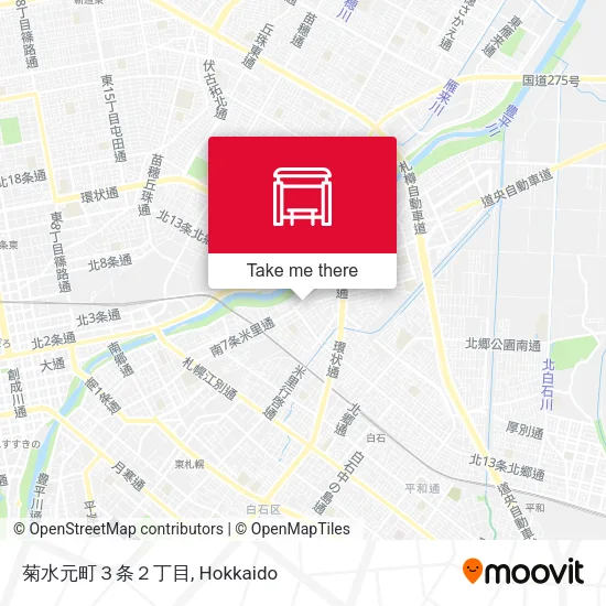 菊水元町３条２丁目 map