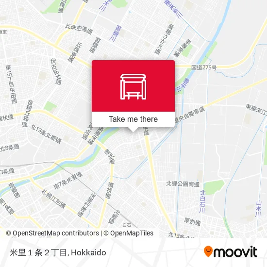 米里１条２丁目 map