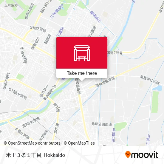 米里３条１丁目 map