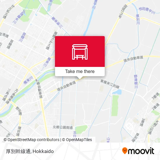 厚別幹線通 map