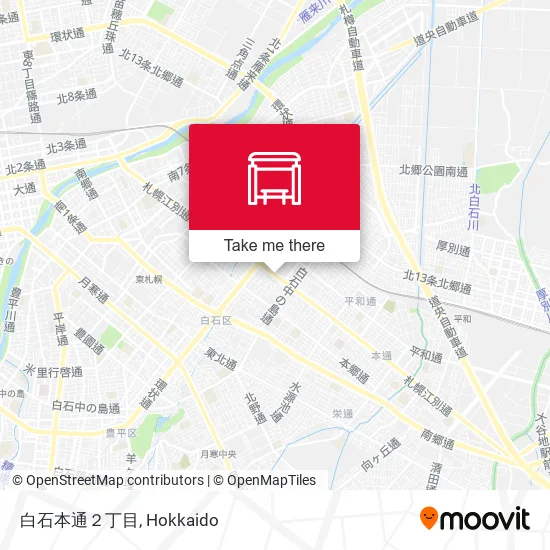 白石本通２丁目 map