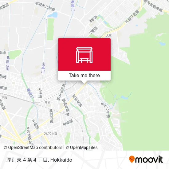 厚別東４条４丁目 map