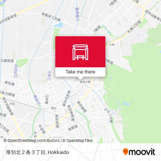 厚別北２条３丁目 map