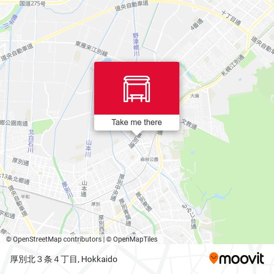 厚別北３条４丁目 map