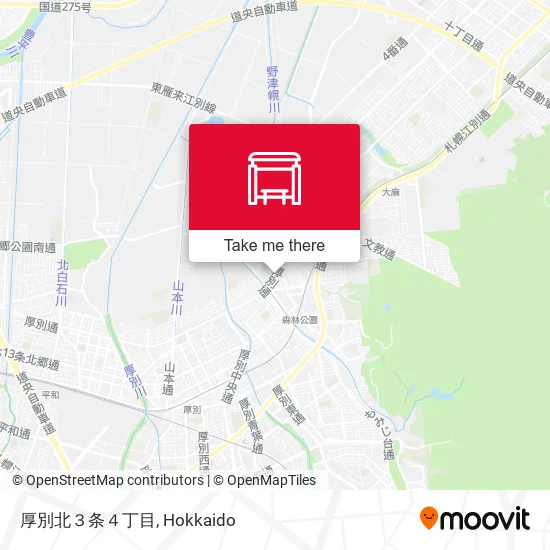 厚別北３条４丁目 map