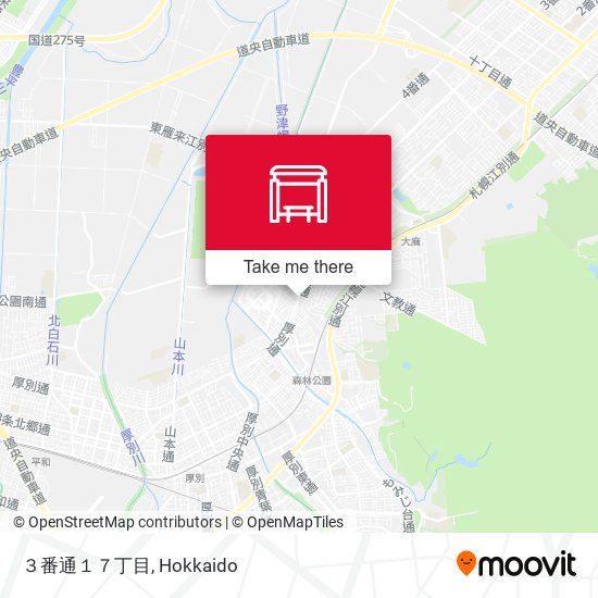 ３番通１７丁目 map