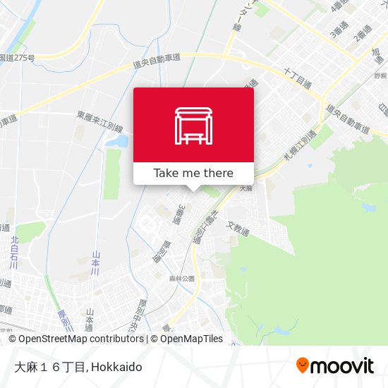 大麻１６丁目 map