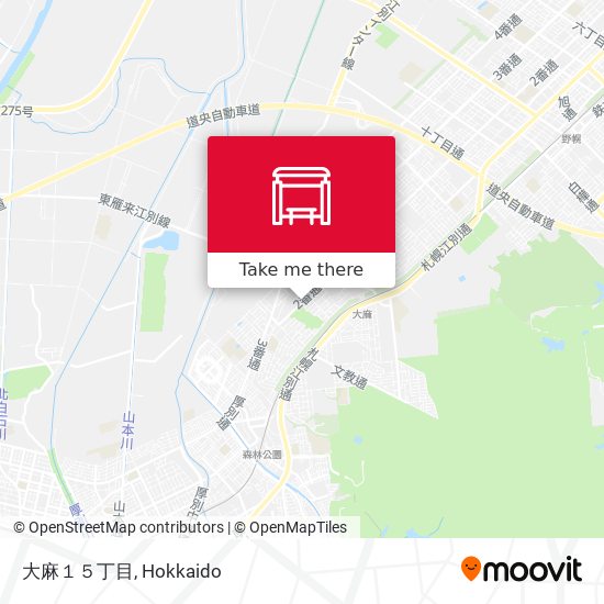 大麻１５丁目 map