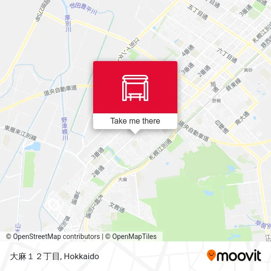大麻１２丁目 map