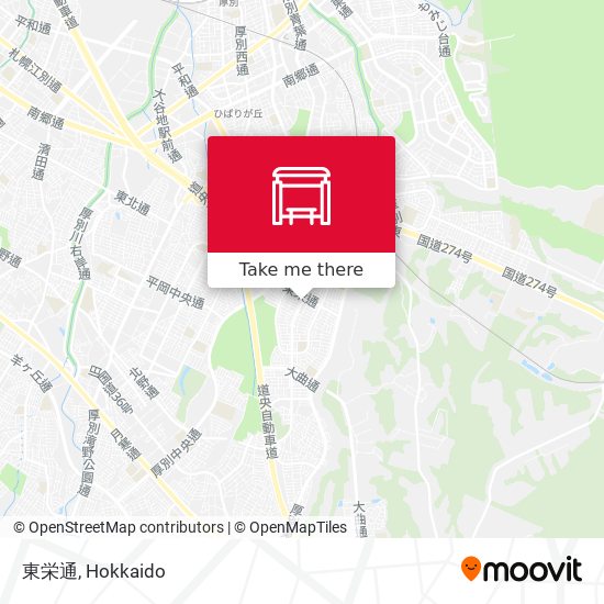 東栄通 map