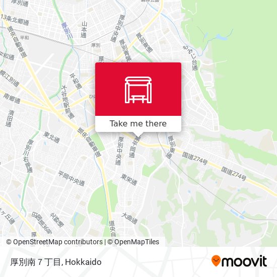 厚別南７丁目 map