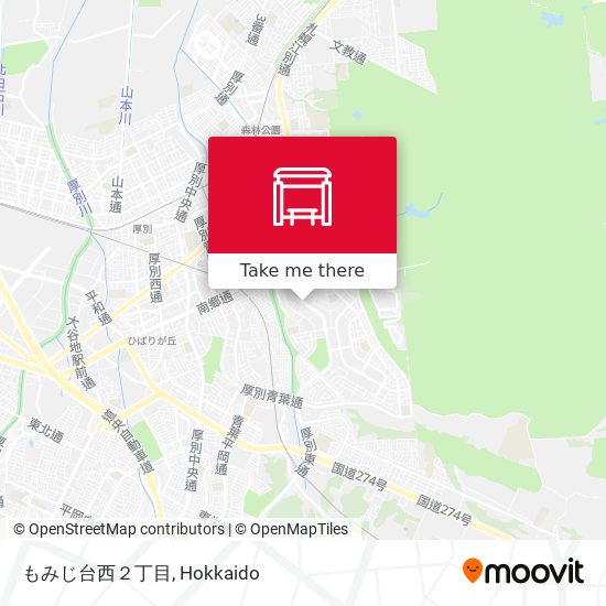 もみじ台西２丁目 map