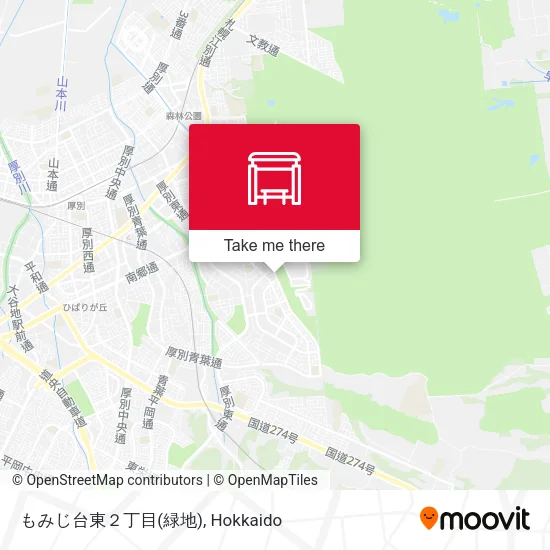 もみじ台東２丁目(緑地) map