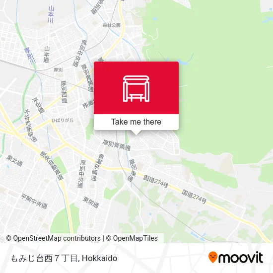 もみじ台西７丁目 map