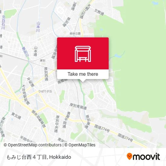もみじ台西４丁目 map