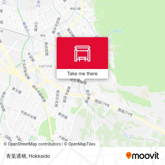 青葉通橋 map