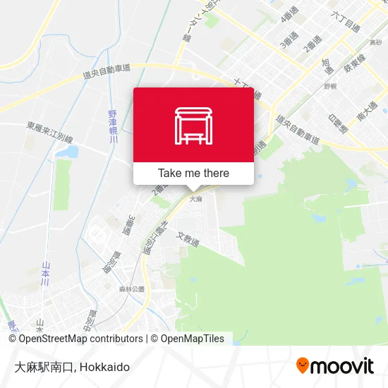 大麻駅南口 map