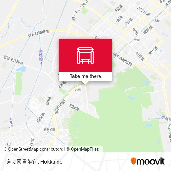 道立図書館前 map