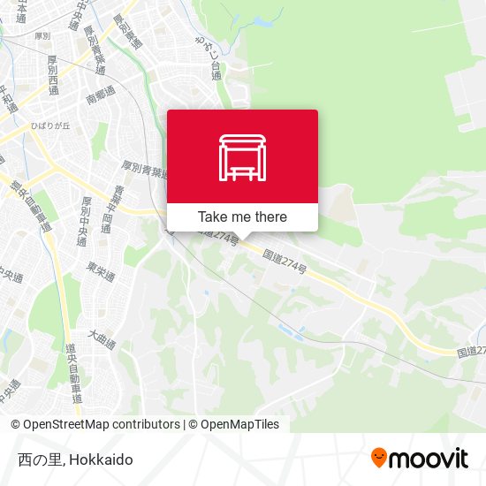 西の里 map