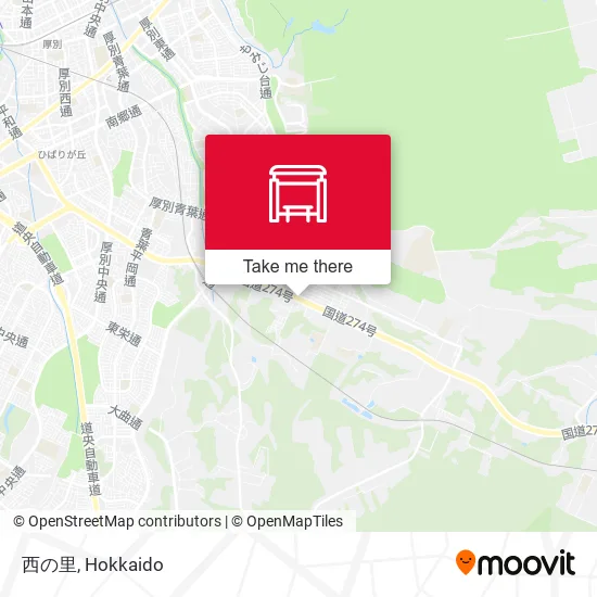 西の里 map