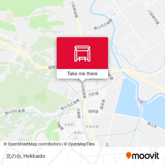 北の台 map
