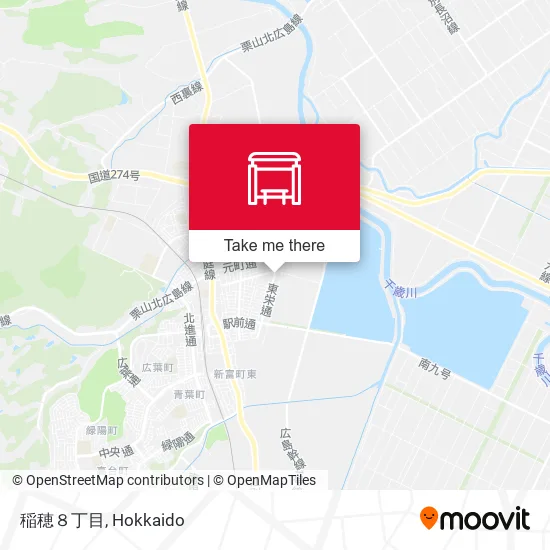 稲穂８丁目 map