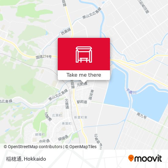 稲穂通 map