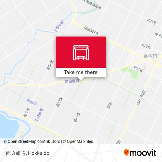 西３線通 map