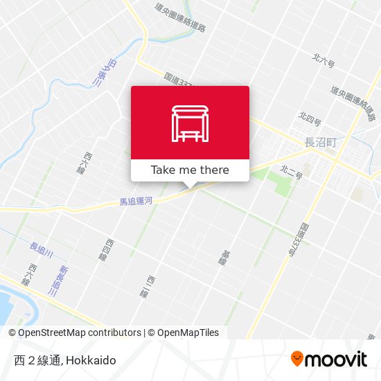 西２線通 map