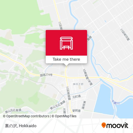 裏の沢 map