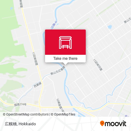 広幌橋 map