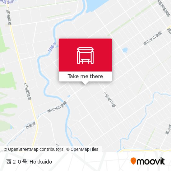 西２０号 map