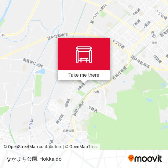 なかまち公園 map