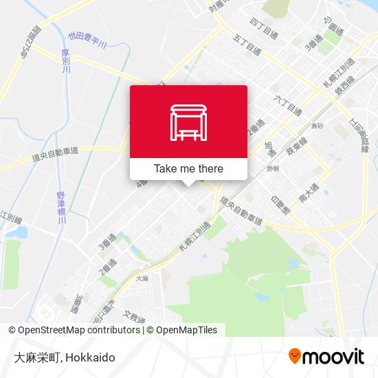 大麻栄町 map