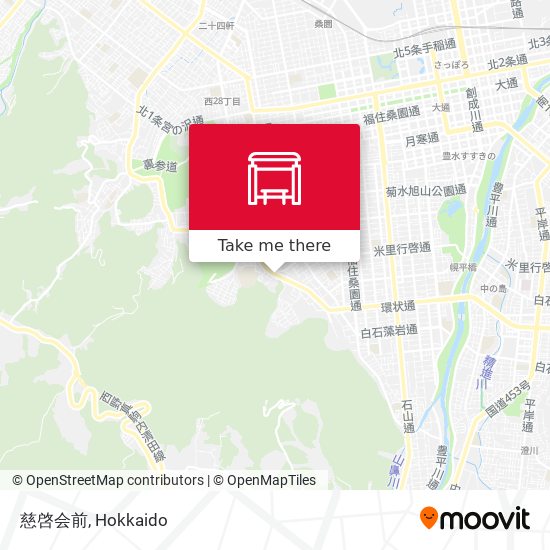 慈啓会前 map