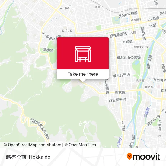 慈啓会前 map