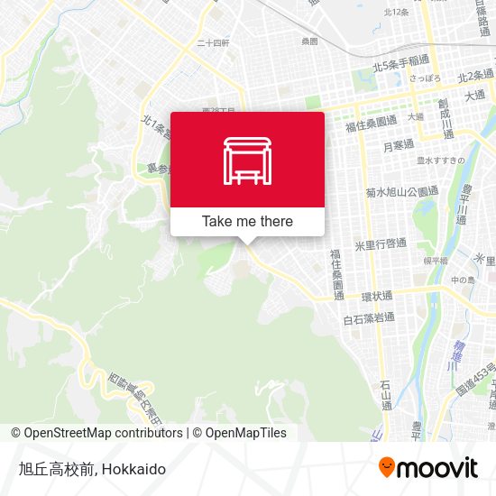 旭丘高校前 map