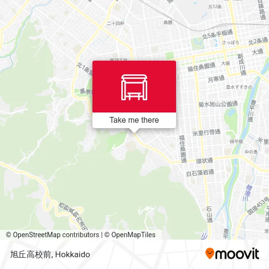 旭丘高校前 map
