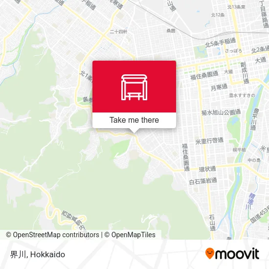 界川 map