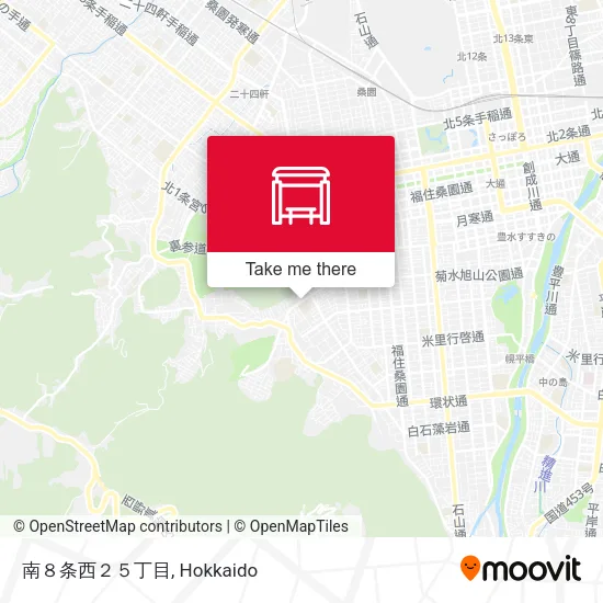 南８条西２５丁目 map