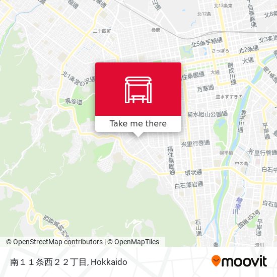 南１１条西２２丁目 map