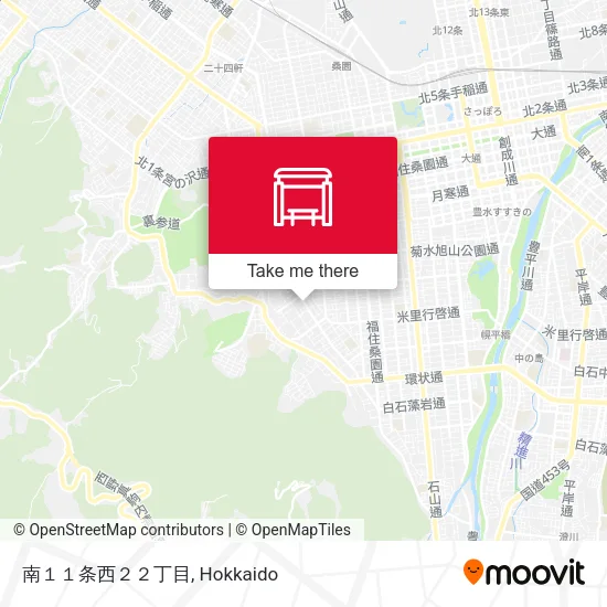南１１条西２２丁目 map