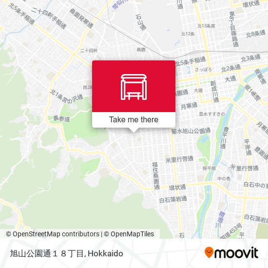 旭山公園通１８丁目 map