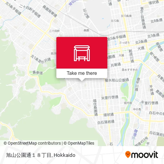 旭山公園通１８丁目 map