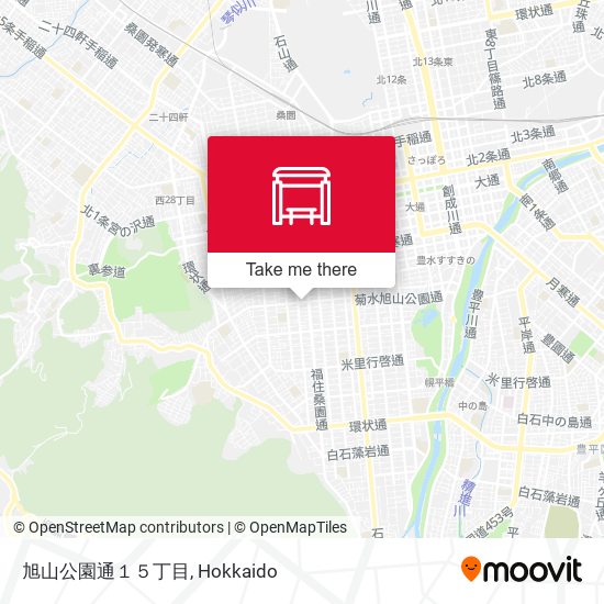 旭山公園通１５丁目 map
