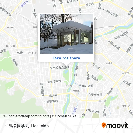 中島公園駅前 map