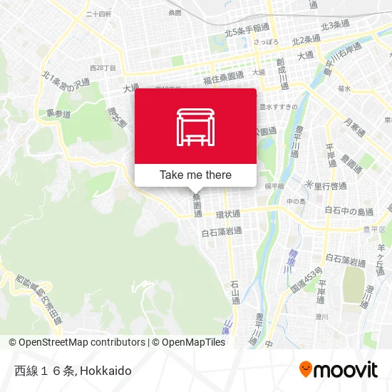 西線１６条 map